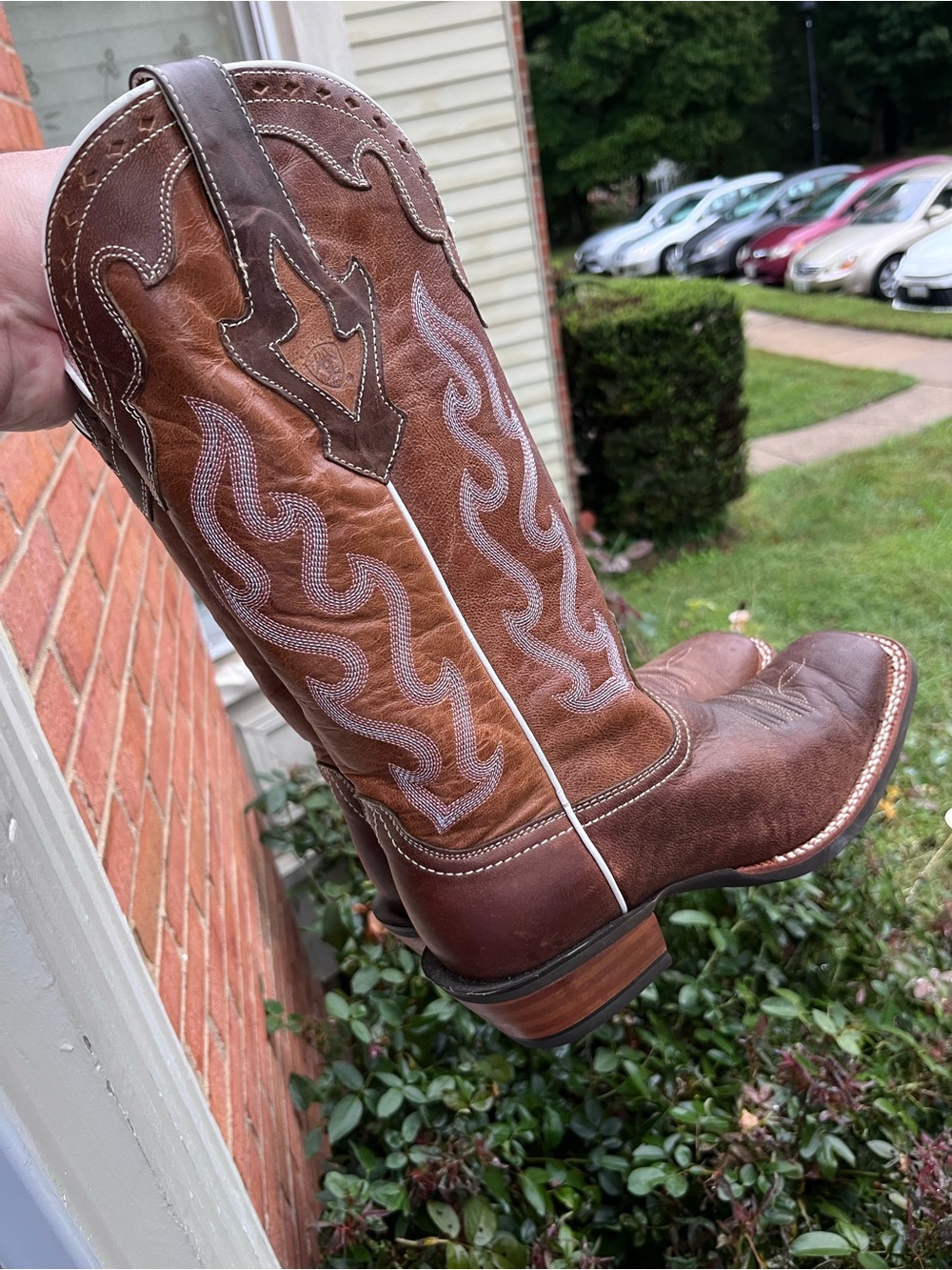 Ariat Crossfire
Caliente Western 
Square Toe Boots
Size 6.5B  for Women
